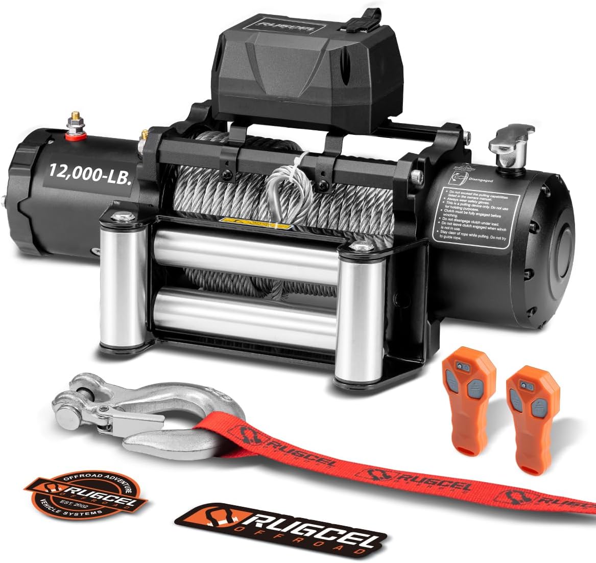 RUGCEL WINCH 12000lb Waterproof Electric Truck Winch Review