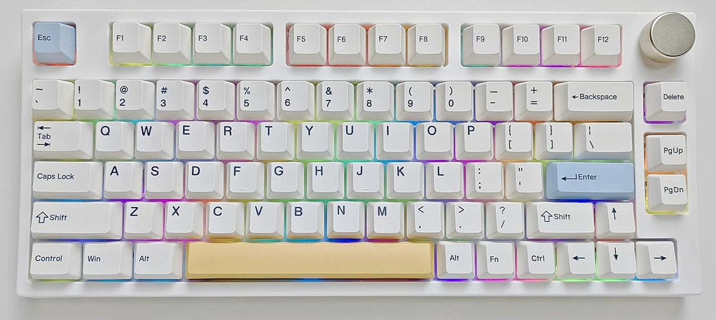 NJ80-AP Wireless Mechanical Keyboard with Custom RGB Lighting