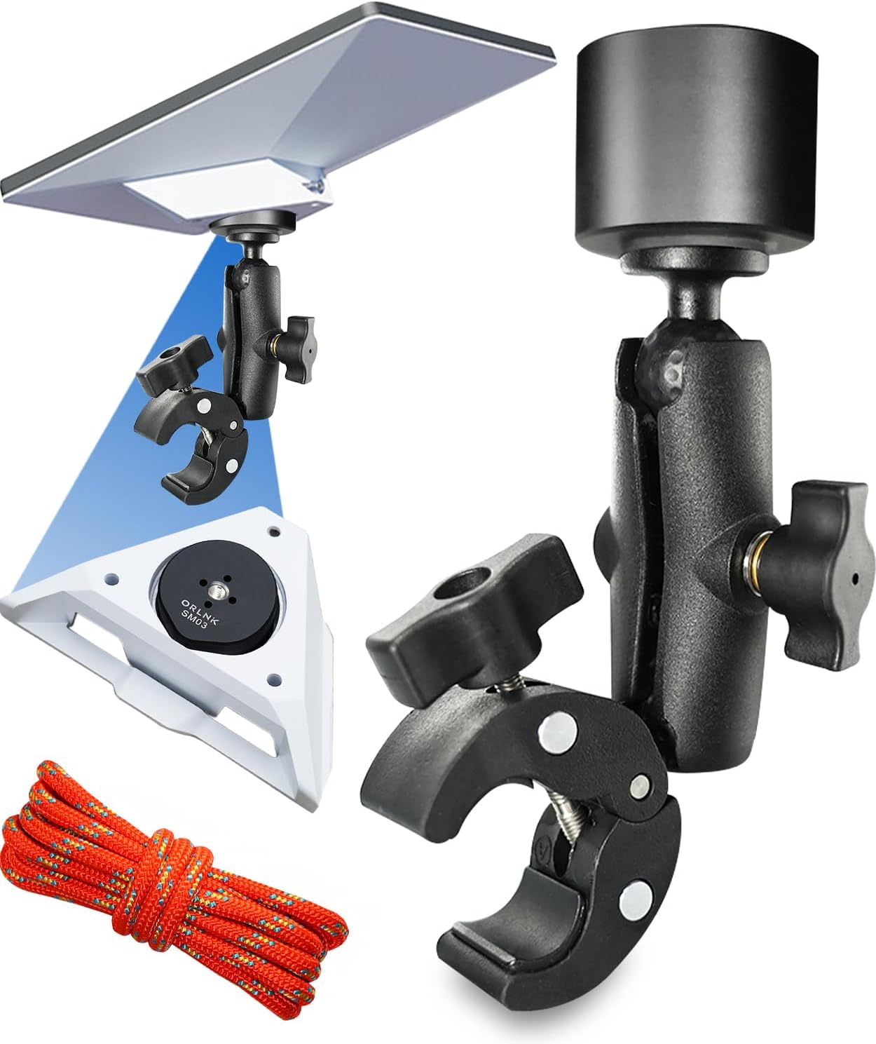 Starlink Mini Mount Adjustable Clamp for RVs and Boats