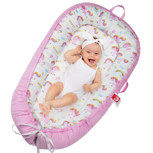 Lurui Baby Lounger: Cozy Portable Nest for Travel!