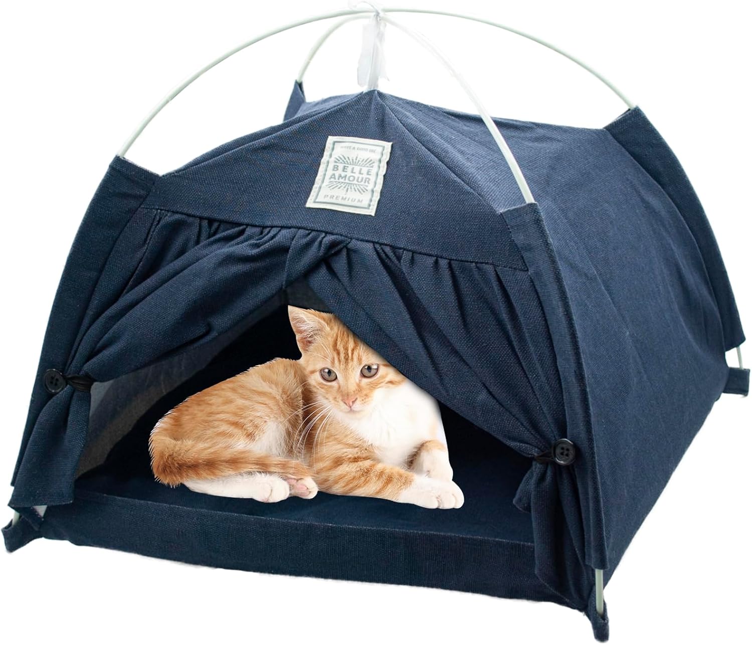 Portable Cat Tent Bed - Cozy & Washable!