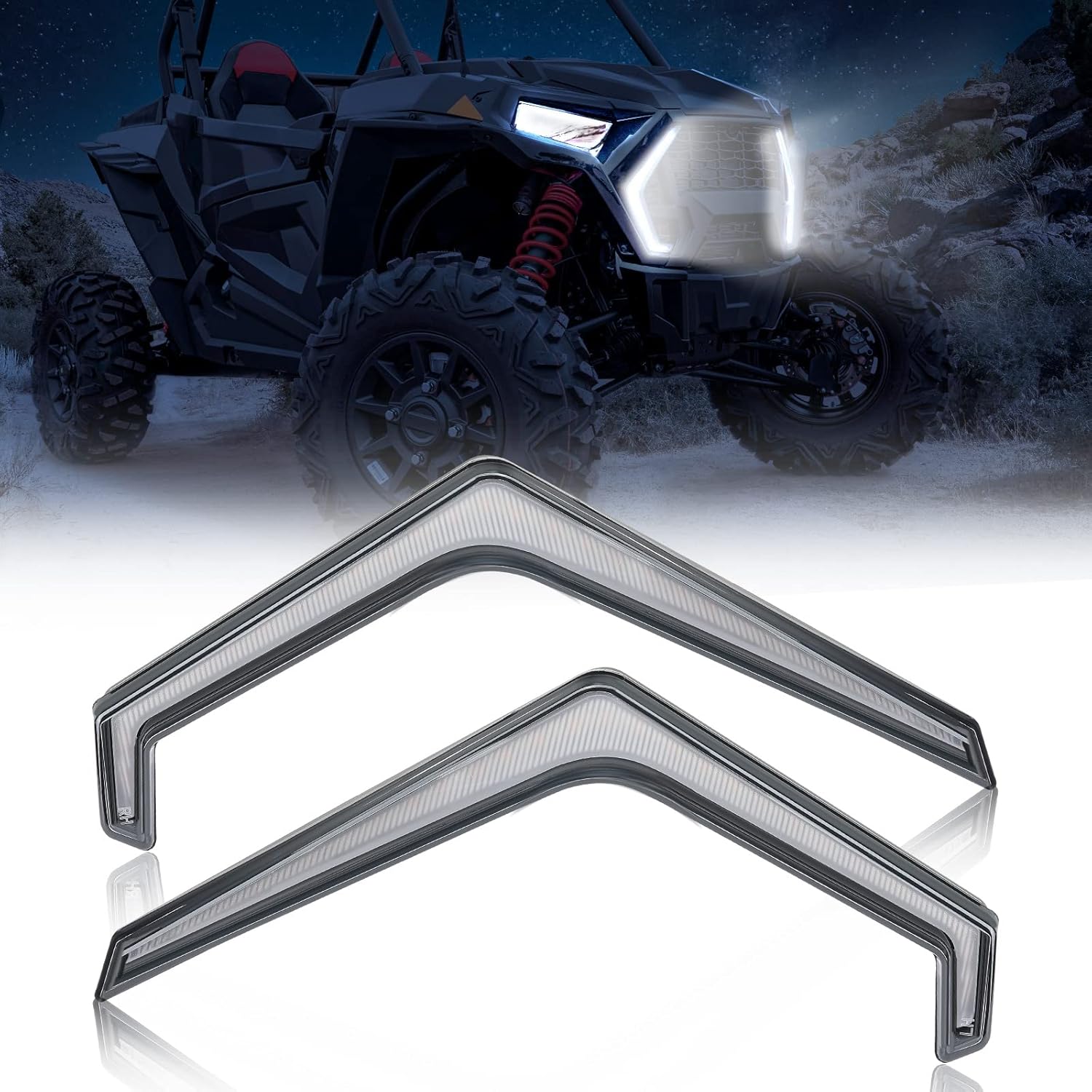 KEMIMOTO Fang Lights for Polaris RZR 1000 XP Turbo S 2024
