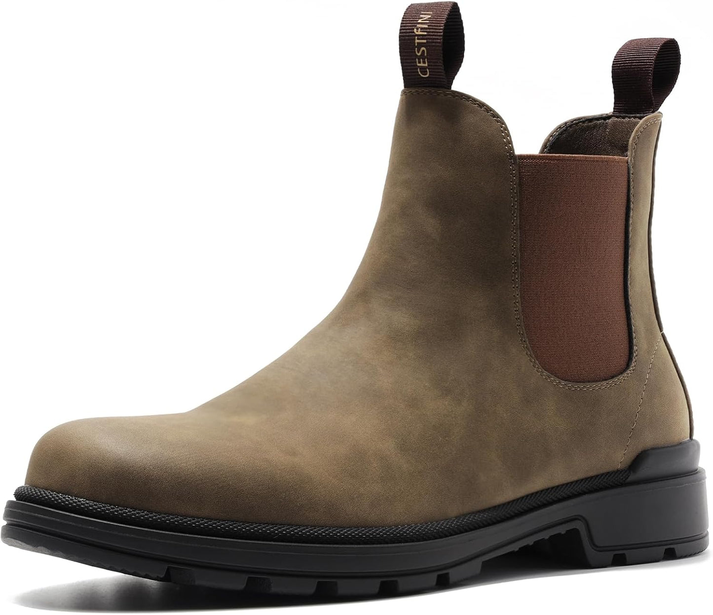 Cestfini Mens Slip On Chelsea Boots for Comfort and Style