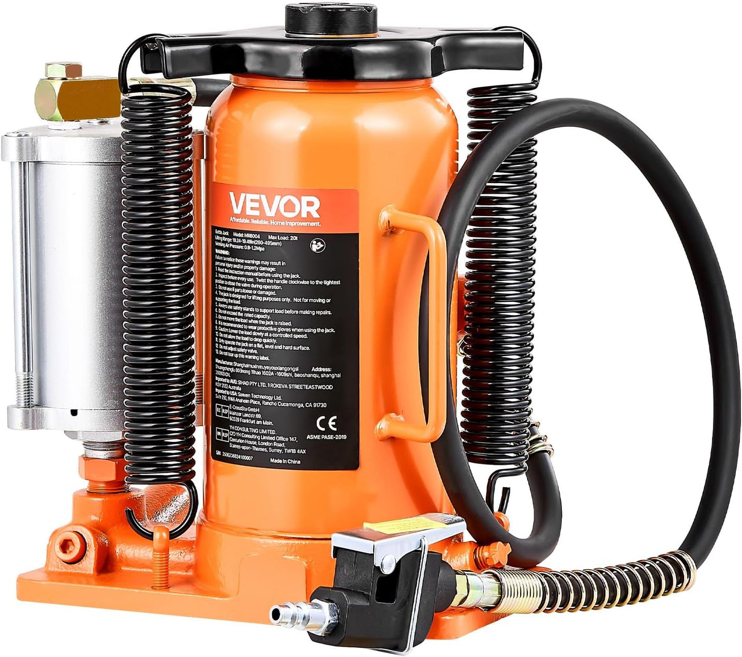 VEVOR Air Hydraulic Bottle Jack for Heavy Lifting Needs