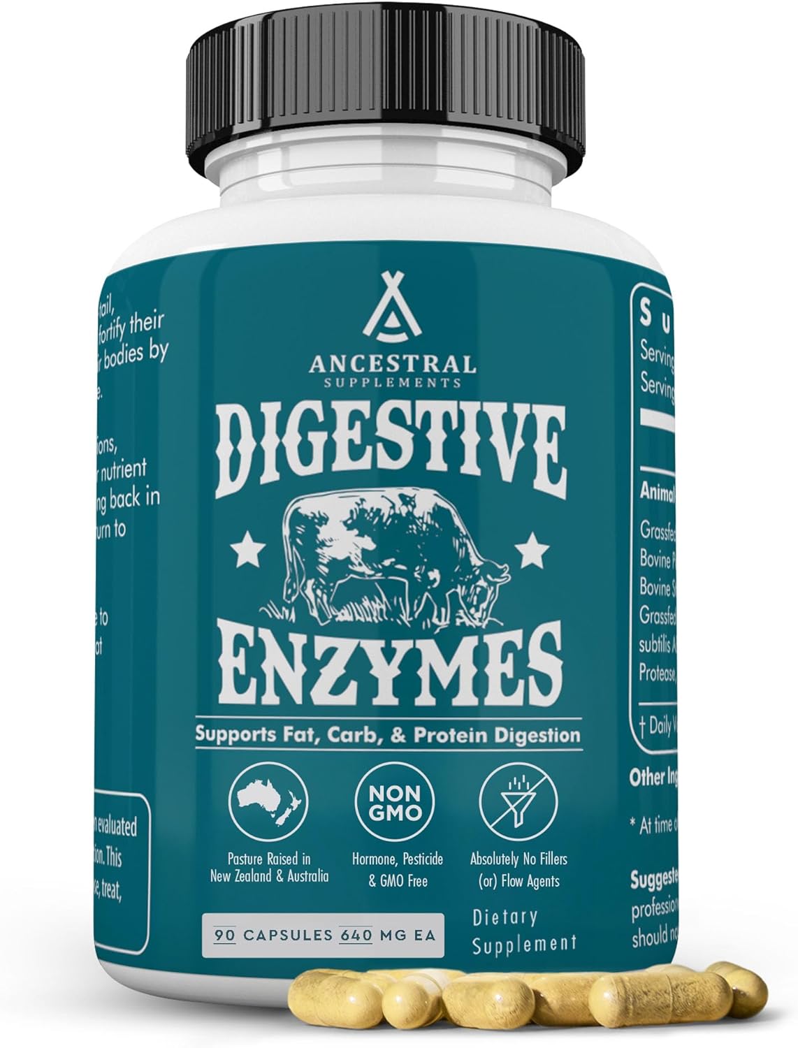 Digestive Enzymes for Women & Men with Probiotics & Organs