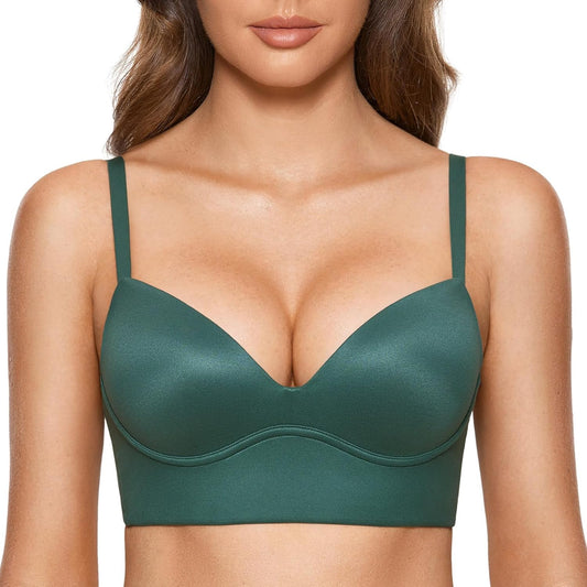DOBREVA Women's Push Up Wireless Bra for Ultimate Comfort