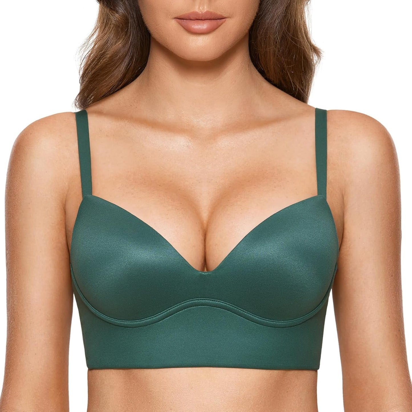 DOBREVA Women's Push Up Wireless Bra for Ultimate Comfort