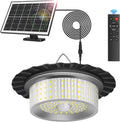 Solar Shed Light Outdoor Indoor 244 LED 360 Motion Sensor - Bright