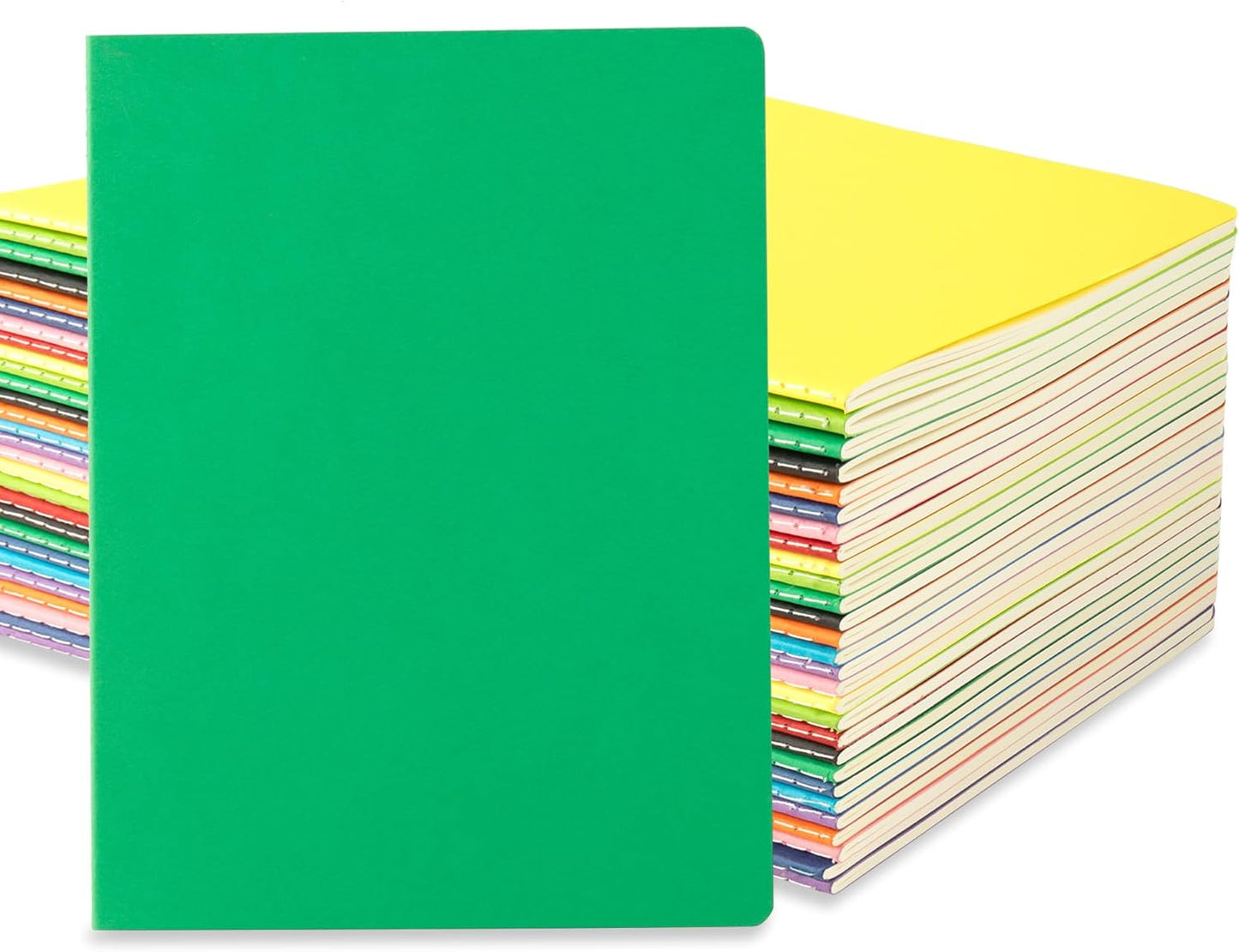 Colorful B5 College Ruled Journals - 30 Pack!