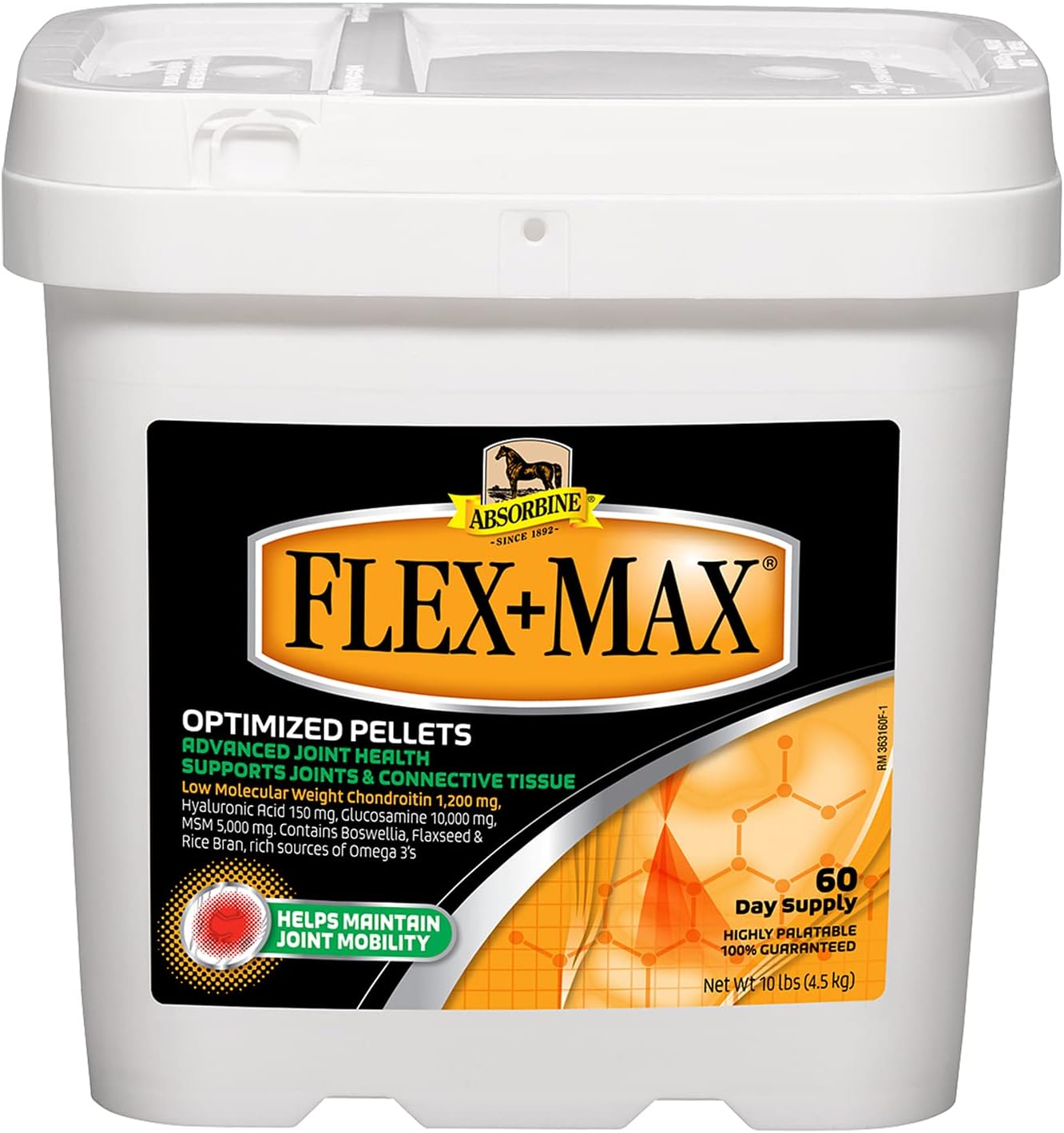 Absorbine Flex+Max Horse Joint Supplement Pellets for Mobility