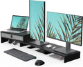 Computer Monitor Riser Stand with Drawer for 2 or 3 Monitors