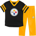 Outerstuff Toddler NFL Zone V-Neck T-Shirt & Pants Set - Soft