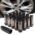 20pcs Titanium Cold Forged 12mm x1.5 Extended Lug Nuts - Tuner Fit