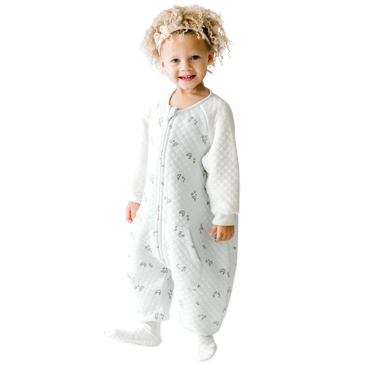 Tealbee Dreamsie Toddler Sleep Sack with Long Sleeves and Feet