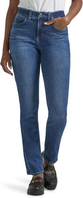 Lee Women's Ultra Lux Comfort with Flex Motion Straight Leg Jean 10