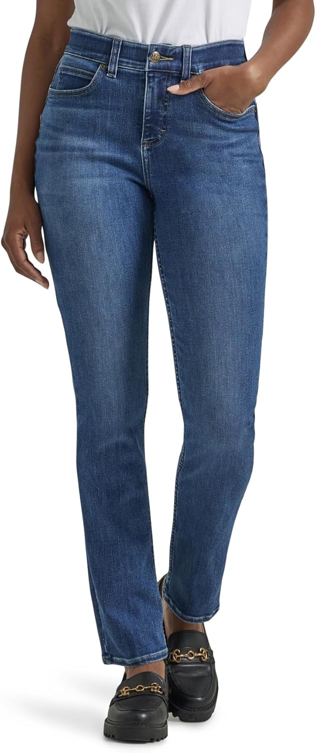 Lee Womens Ultra Lux Comfort Flex Motion Straight Leg Jean Review