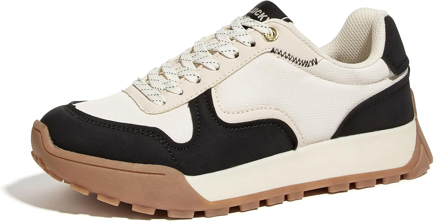 LUCKY STEP Women's Platform Canvas Sneakers for Casual Style