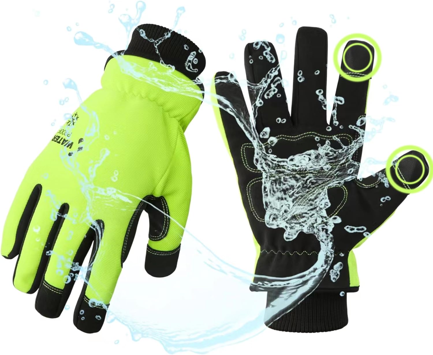 DULFINE Waterproof Work Gloves: High Dexterity, Excellent Grip!