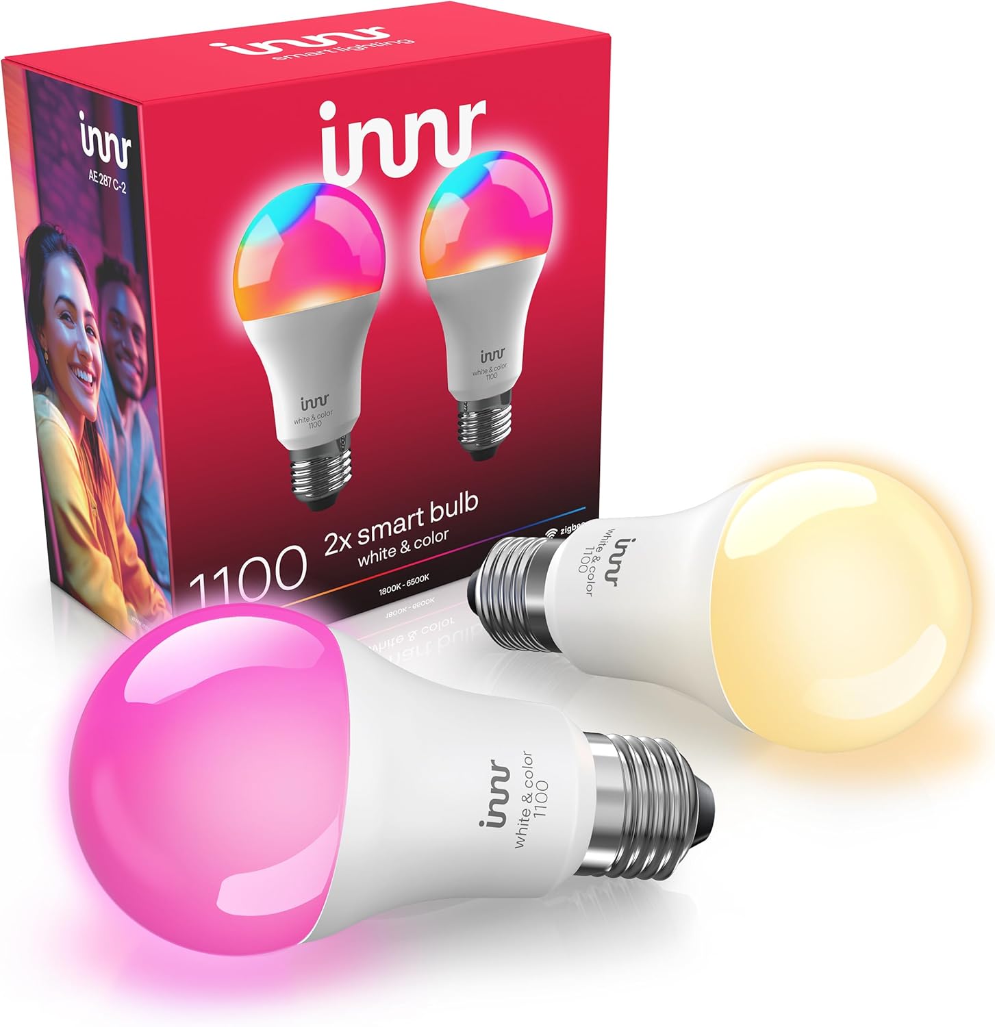 Innr Zigbee A19 Smart Bulb: Bright, Color Changing LED Light