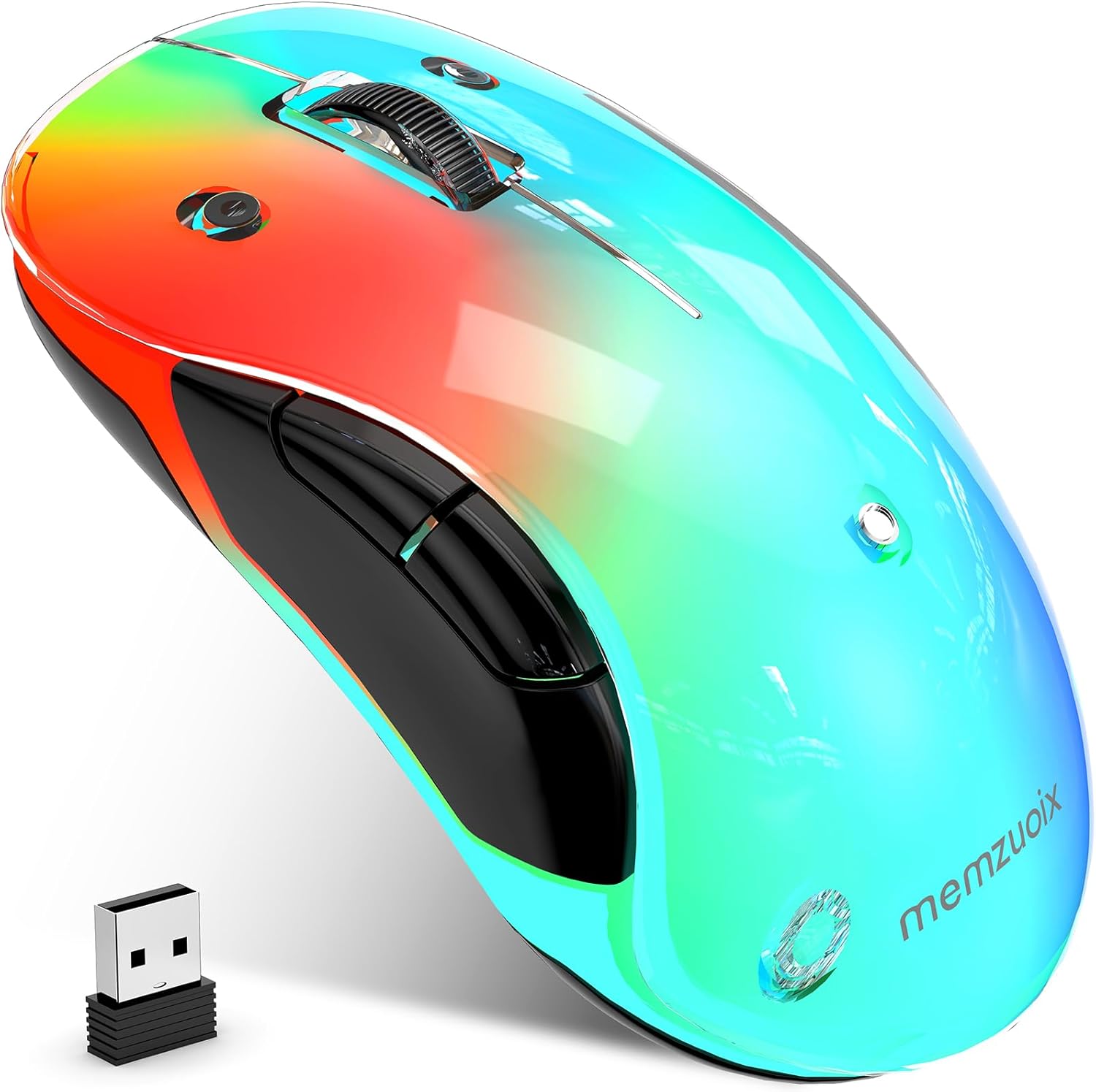 memzuoix Rechargeable Ergonomic Wireless Mouse