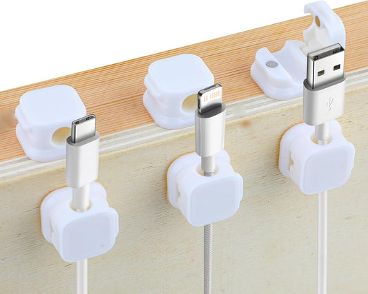 Gosknor Magnetic Cable Clips - Organize & Declutter Anywhere!