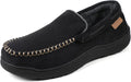 Men's Moccasin Slippers Memory Foam Loafers - Indoor Outdoor Comfort