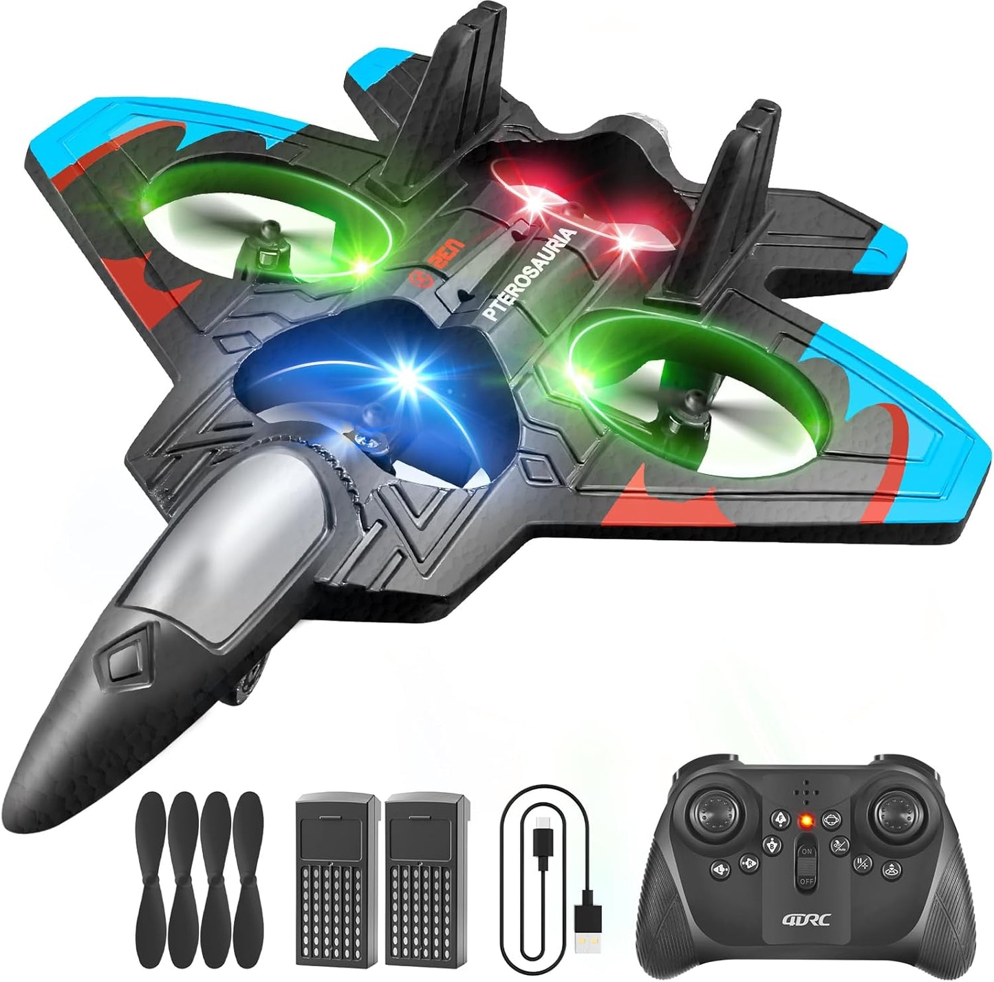 4DRC V32 Foam Remote Control Airplane for Kids and Adults