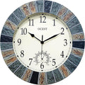 OCEST 13 Inch Outdoor Indoor Clock - Weather-Resistant Timepiece