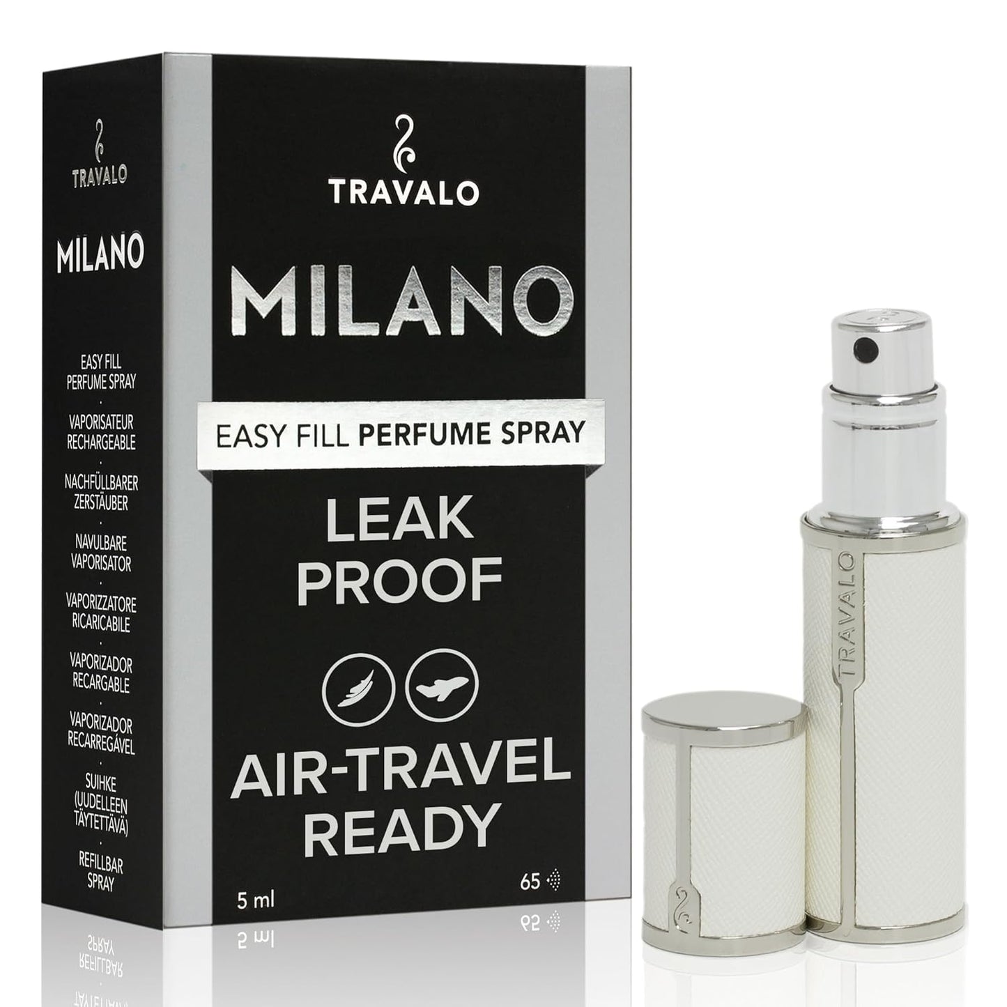 Travalo Milano Perfume Atomizer - Stylish and Leak-Proof Design