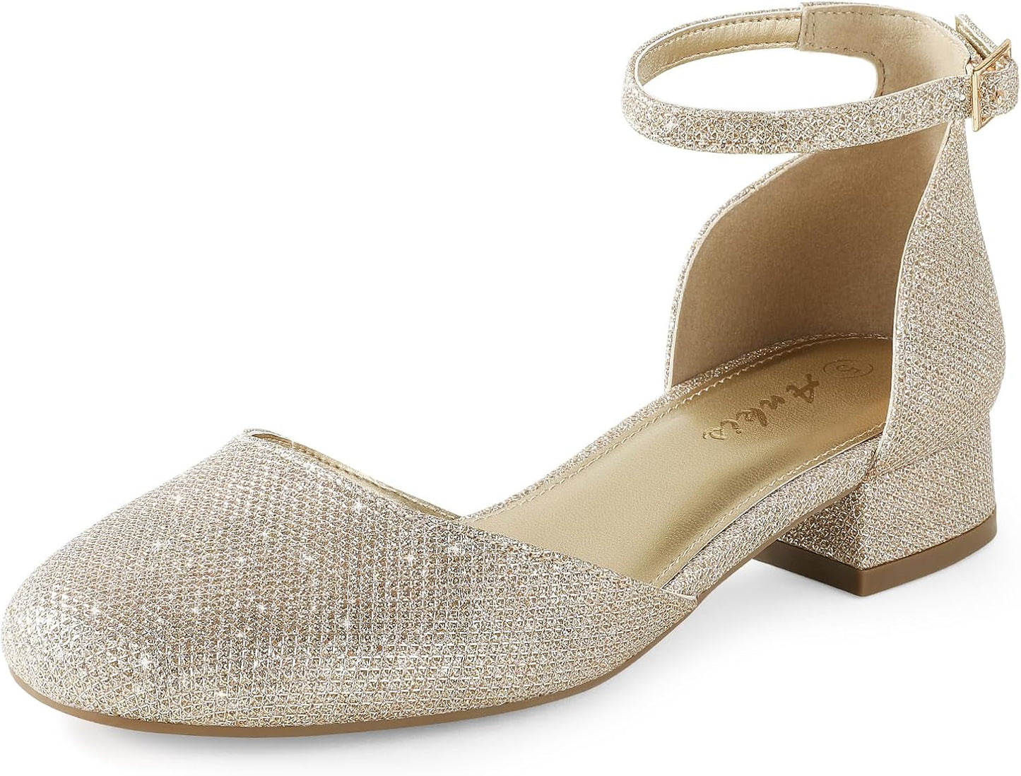 Ankis Closed Toe Heels for Women - Chic & Comfortable Style