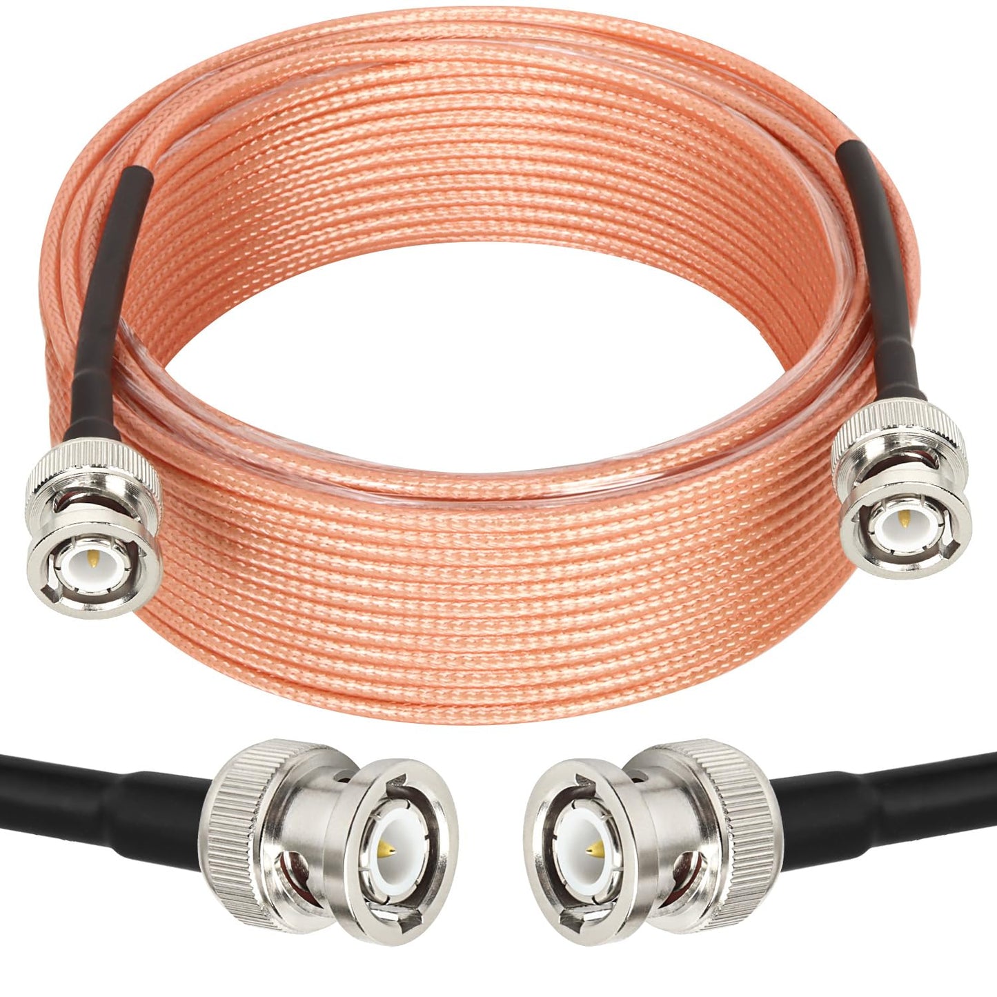 50FT BNC Male Cable RG316 for Antenna Scanners and Radios