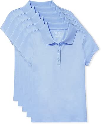 The Children's Place Girls' Uniform Pique Polo for Comfort and Style