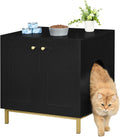 Cat Litter Box Enclosure Hidden Litter Box Furniture Cabinet - Stylish