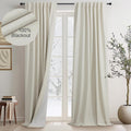 Earthy Extra Long 132 in Blackout Curtains - Total Room Darkening