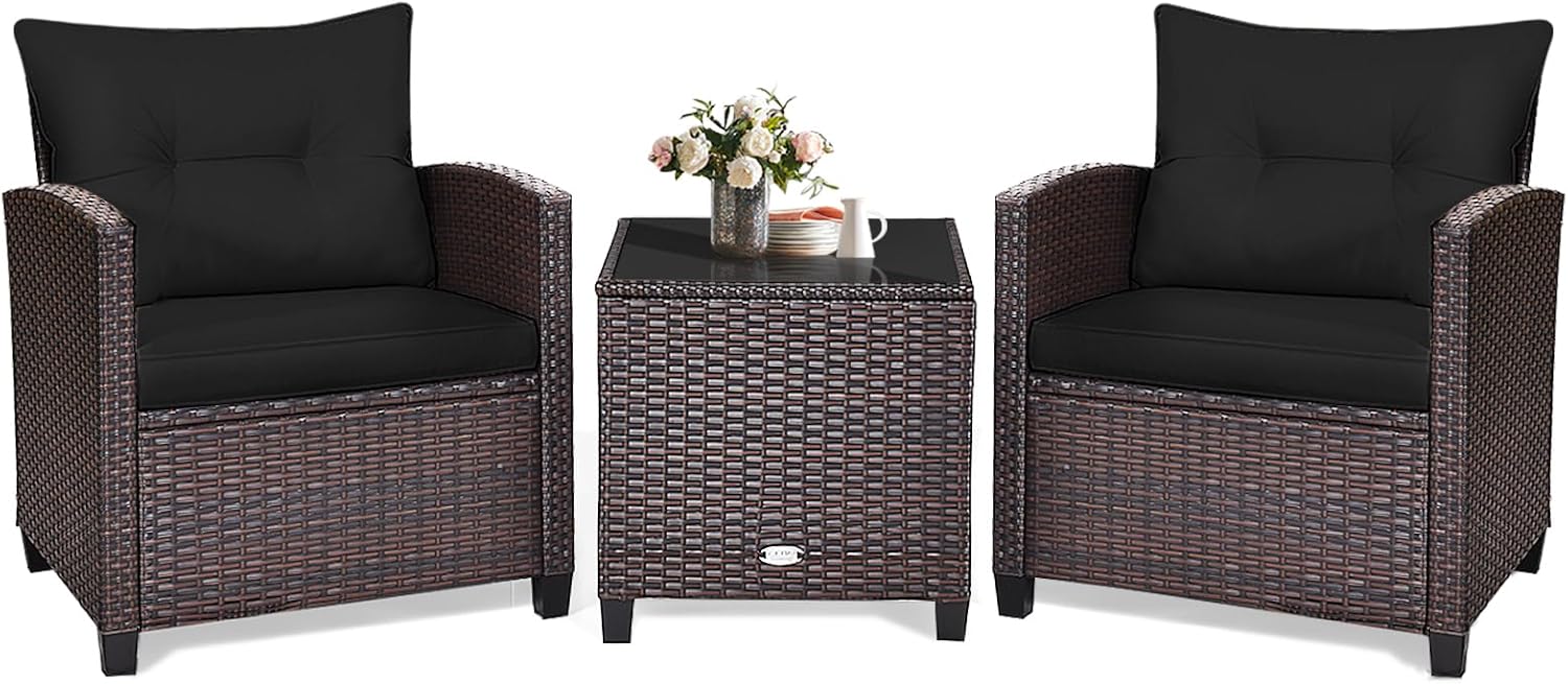 KOTEK 3 Piece Patio Furniture Set for Outdoor Relaxation