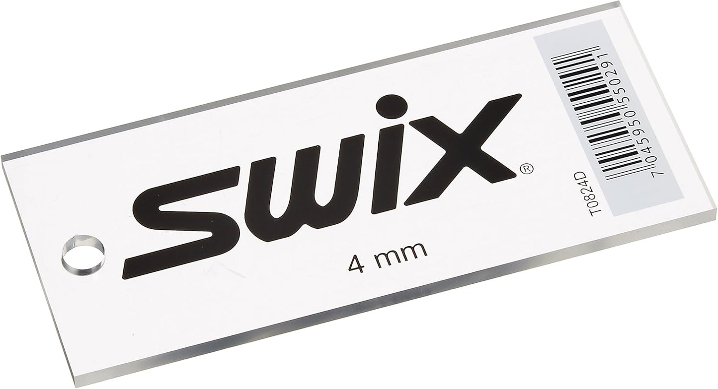 SWIX Ski Snowboard Plexi Scraper - Smooth Edges!