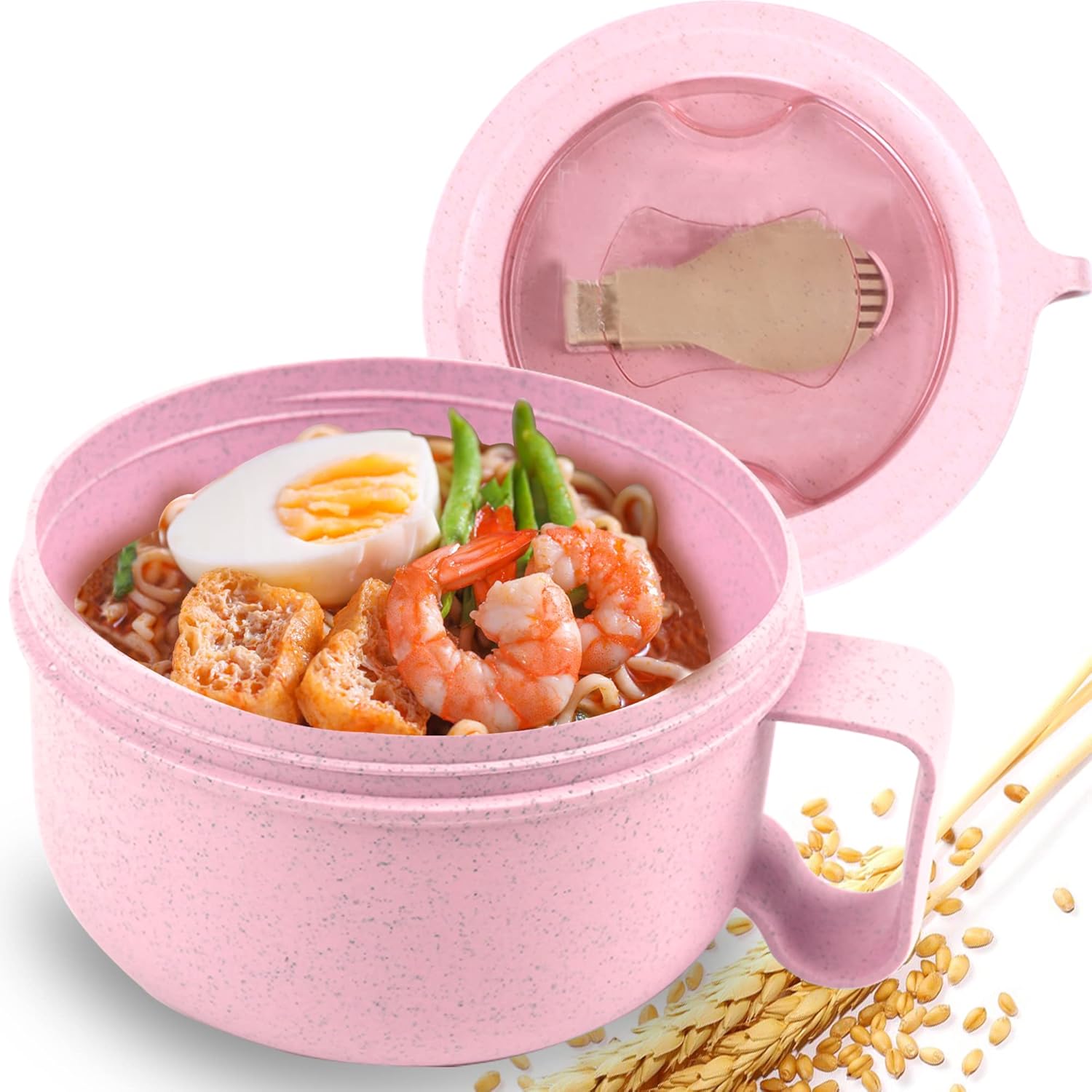 Instant Microwave Ramen Cooker - BPA-Free & Dishwasher Safe