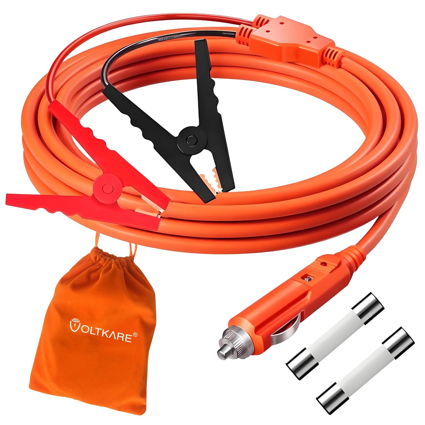 UL Listed 8.2ft Car Battery Charging Cable - VOLTKARE