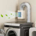 Indoor Dryer Vent Kit with Lint Trap and Safety Flap - Space Saver