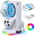 Upgraded Cooling Fan Stand for Xbox Series S - Controller Charger