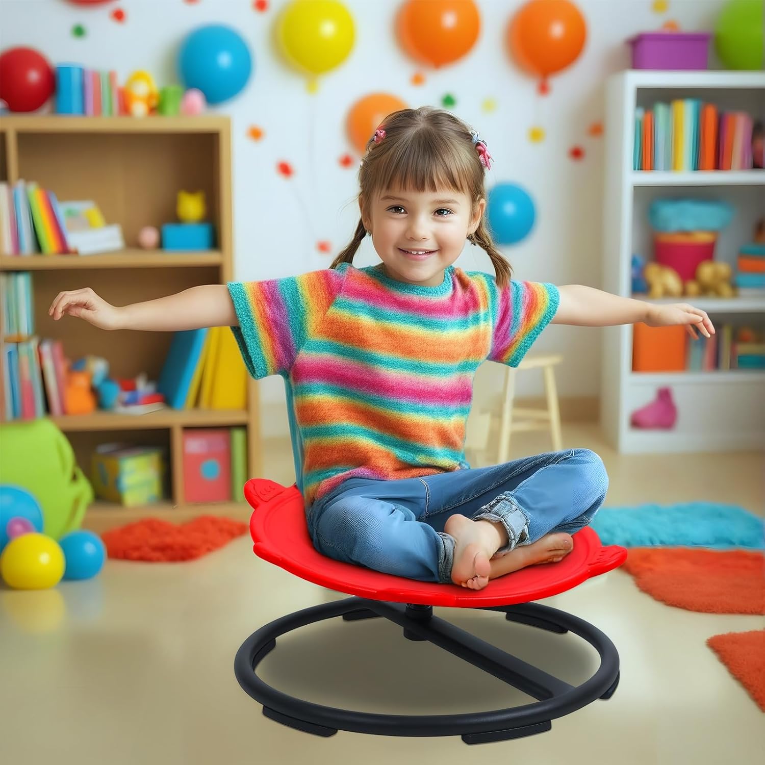Grebest Kids Sensory Spinning Chair - Spin for Balance!