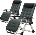 MOPHOTO Zero Gravity Chair Outdoor Padded Lounge Chair - Supports up