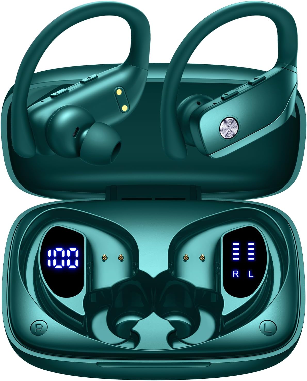 bmanl Wireless Earbuds with 80H Playtime for Sports and Gym