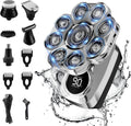 9D Head Shavers for Bald Men: Upgraded 6 in 1 Grooming Kit
