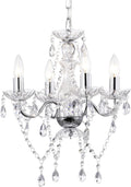 LaLuLa Chrome Chandelier Modern Mini Acrylic Crystal Chandelier