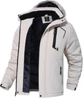 Mens Waterproof Ski Snowboard Jacket - Warm, Windproof Winter