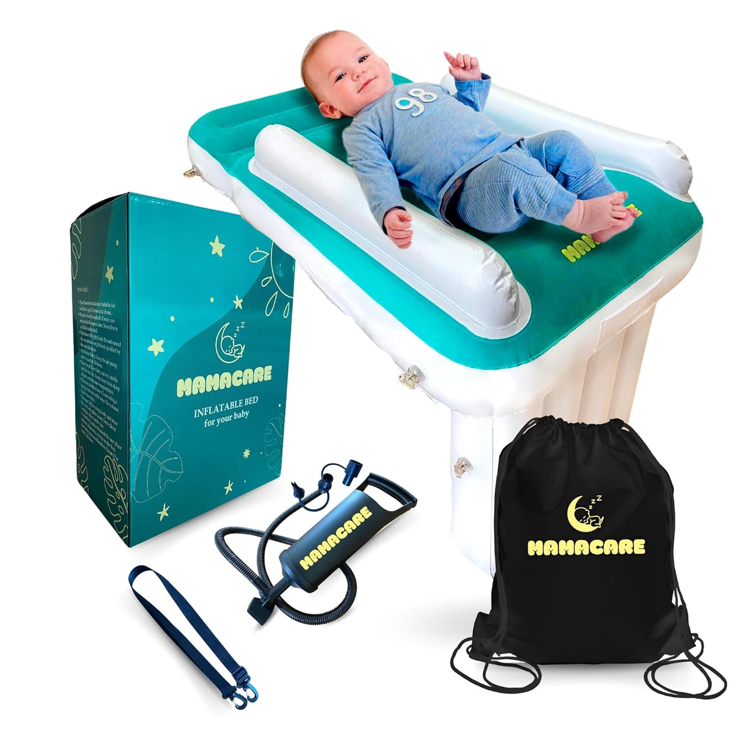 Inflatable Toddler Airplane Bed - Fly Comfortably!