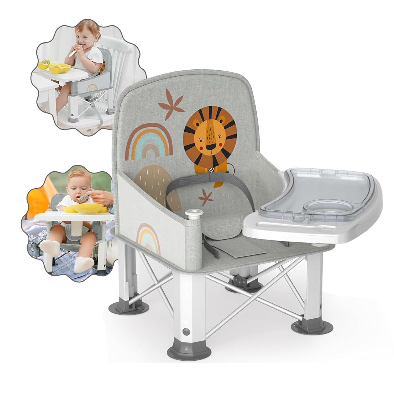 Portable Toddler Booster Seat - Stable & Foldable