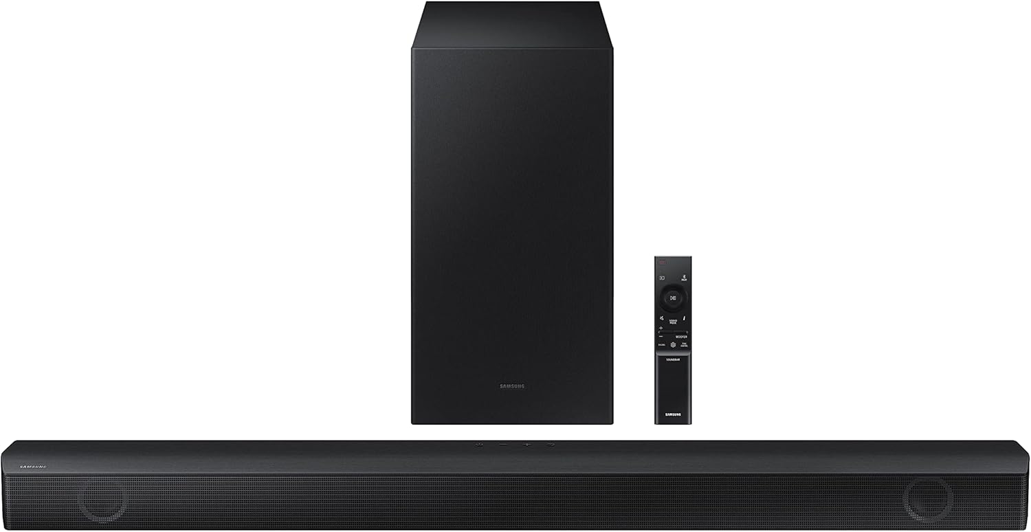 SAMSUNG 2.1ch Soundbar with Dolby Audio & Subwoofer - Immerse in Cinematic Sound