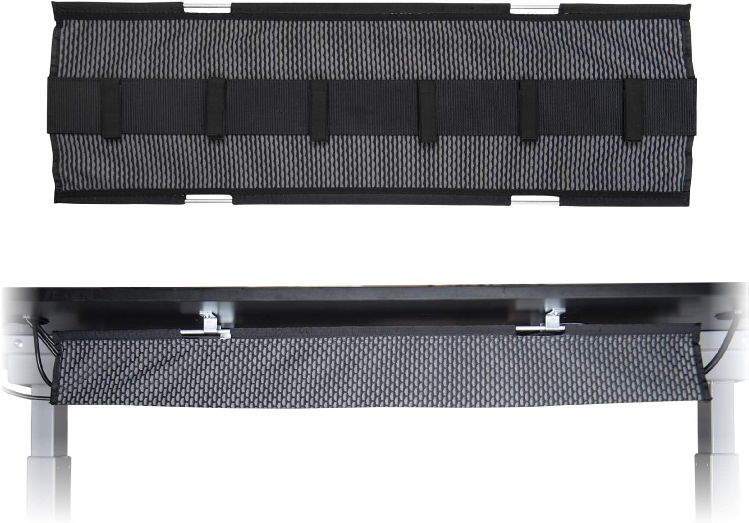 Perfect Posture Mesh Cable Organizer for Clean Desk Setup